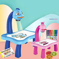 Дитячий стіл проєктор для малювання з підсвіткою  ⁇  Стіл дитячий мольберт Baby для малювання + ПОДАРУНОК