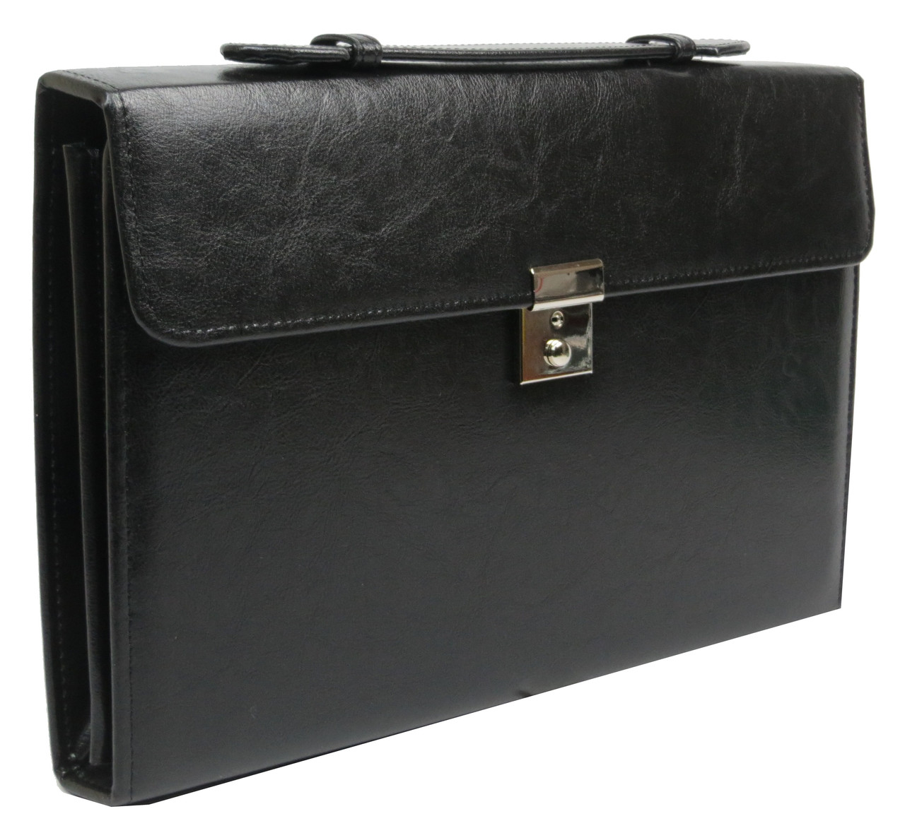 Папка buuba -портфель buuba  Jpb зі шкірозамінника чорна, фото 1