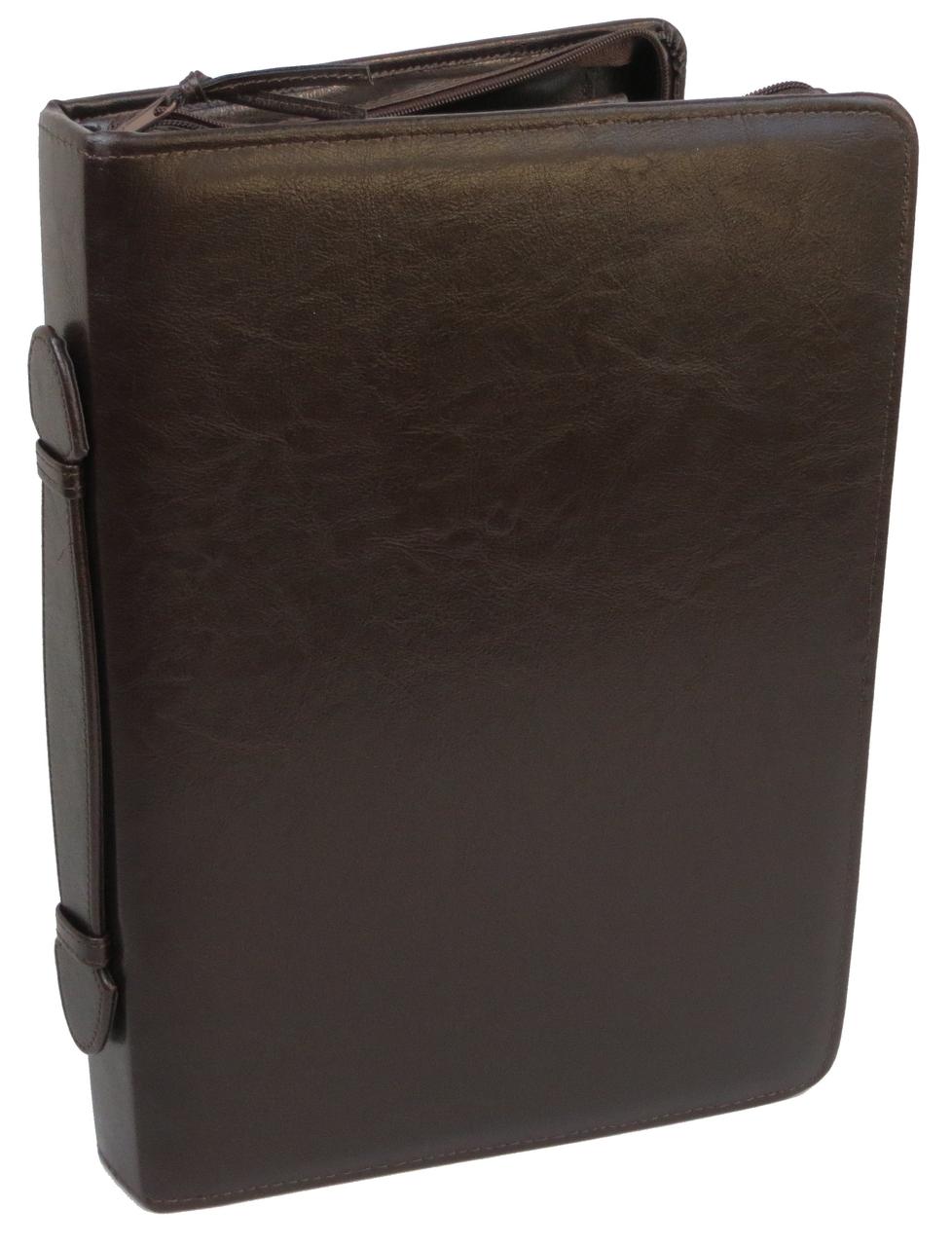 Папка buuba -портфель buuba  Jpb зі шкірозамінника коричнева, фото 1