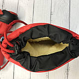 Дитячі зимові чоботи дутики Demar Snowman червоні розмір 20-21, фото 6