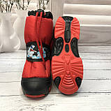 Дитячі зимові чоботи дутики Demar Snowman червоні розмір 20-21, фото 5