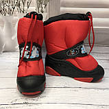 Дитячі зимові чоботи дутики Demar Snowman червоні розмір 20-21, фото 4