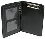 Папка buuba формату А5 із еко шкіри Jpb чорна, фото 5