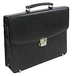 Невеликий чоловічий портфель buuba зі штучної шкіри Exclusive, Україна чорний, фото 2