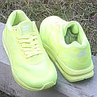 Кросівки жіночі N_ke р.36 текстильні сітка салатові, фото 3