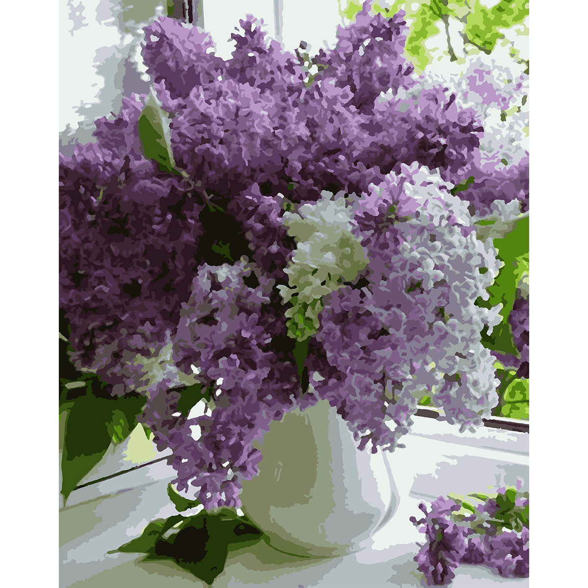 Картина за номерами в коробці Аромат бузку 40 * 50 см. Santi (953933)