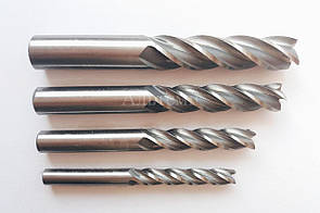 Фреза кінцева (з циліндричним хвостовиком), довга серія, 8 z4 (8х35х75 mm)