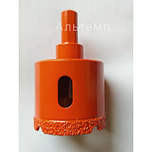 Коронка з алмазним напиленням по склу та кераміці professional (вакуумна пайка)