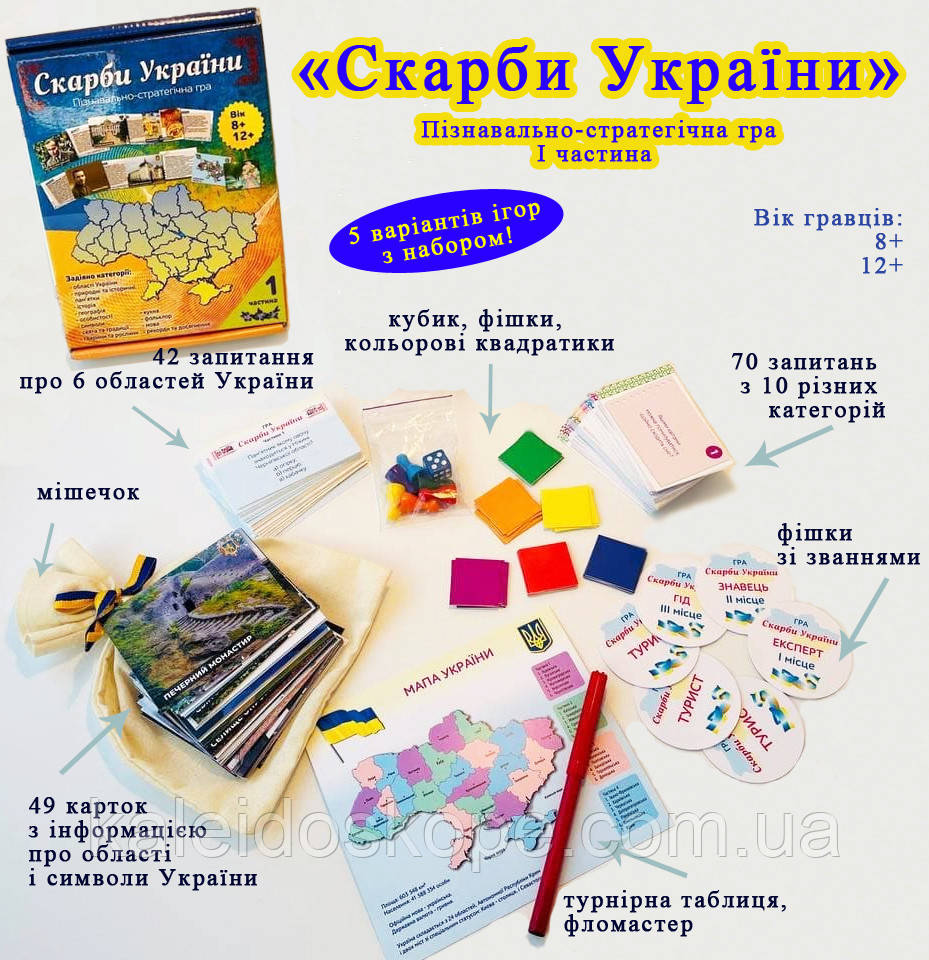 Скарби України - пізнавально-стратегічна гра