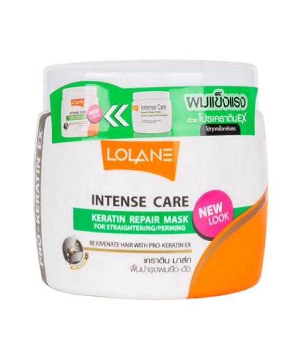 Кератиновая маска Lolane для волос поврежденных выпрямлением и ...