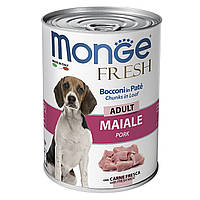 Monge Dog Fresh Adult Консерва для взрослых собак всех пород со свининой 400 гр