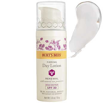 Сонцезахисний лосьйон для розгладжування шкіри Burt's Bees Renewal Firming Day Lotion SPF 30 51 г