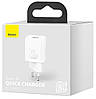 Мережеве ЗП Baseus Super Si Quick Charger IC 20W EU, White (CCSUP-B02), фото 5