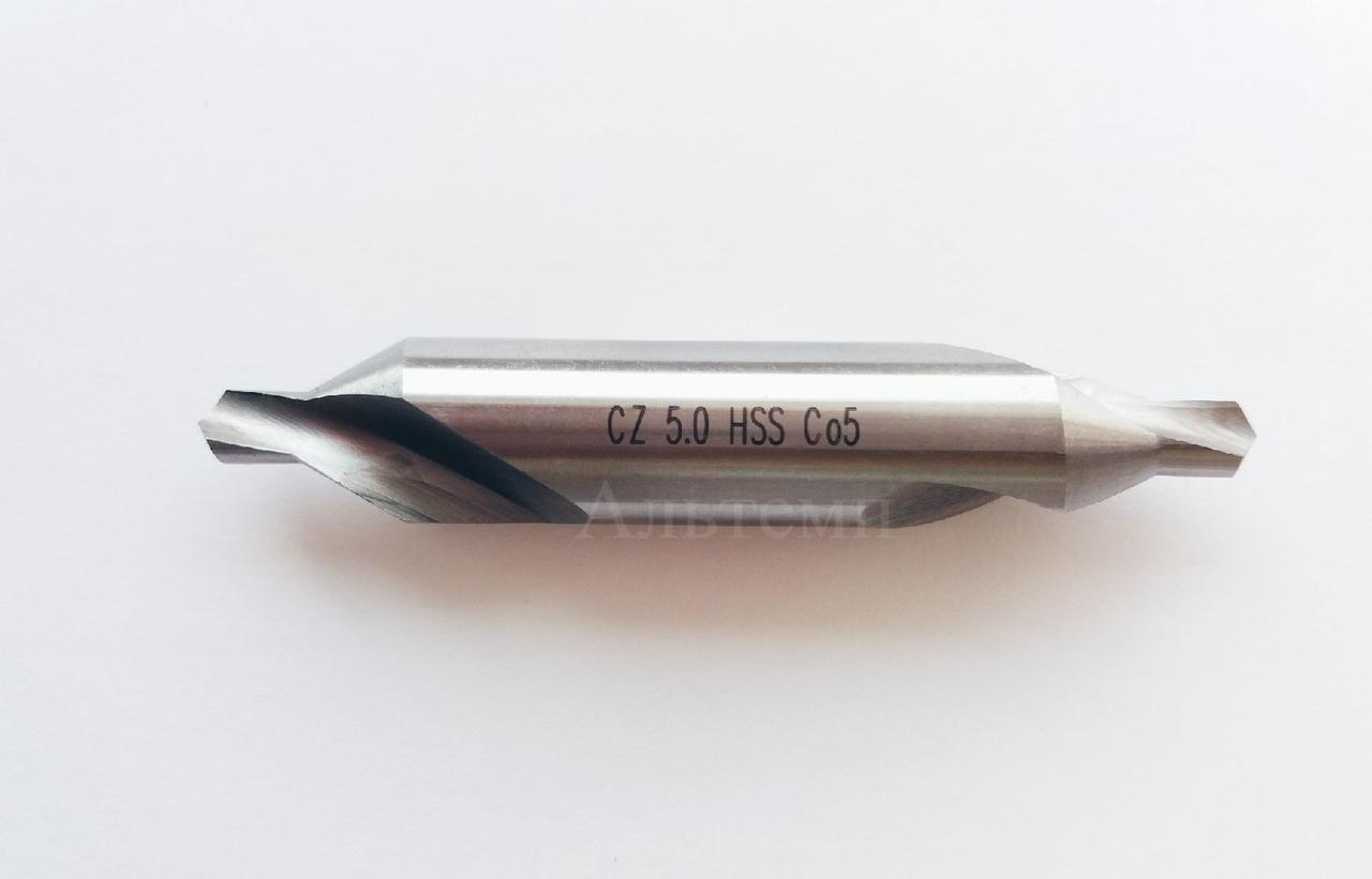 Центрувальне свердло 5.0 мм, Р6М5К5 (HSS Co5), фото 1