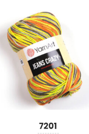 ПРЯЖА БАВОВНА/АКРИЛ JEANS CRAZY