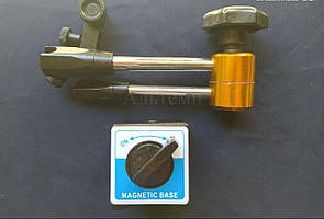 Індикаторна магнітна стійка - шарнірна, загальна висота 400 мм - 50х55х60