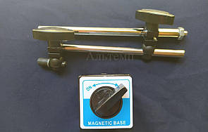 Стійка(штатив) Індикаторна стійка магнітна - штатив-жорстка (аналог ШМ-ІІН), загальна висота 350 мм - 50х55х60