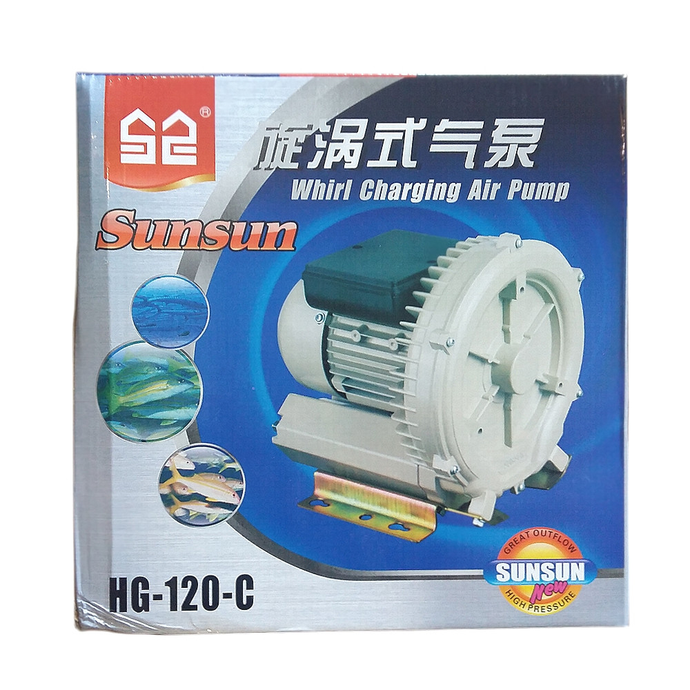 Вихровий компресор для ставка равлика SunSun HG-120C, 21 м³/час
