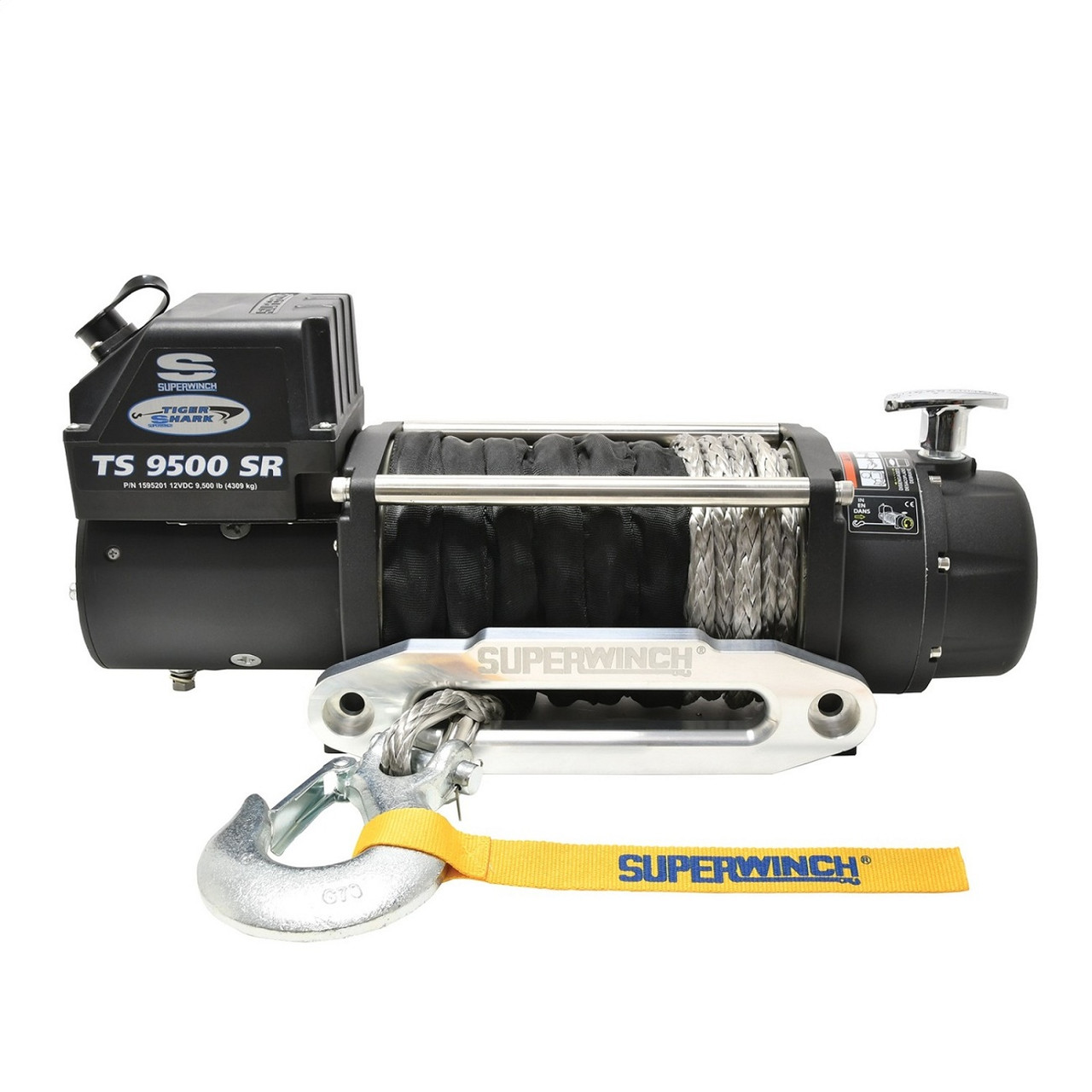 Лебідка електрична автомобільна Superwinch Tiger Shark 9500SV 12V