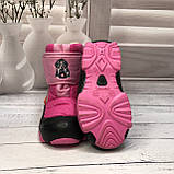 Зимові дутики для дівчинки Demar Doggy рожеві, фото 8
