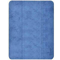 Кожанный чехол-книжка, обложка Comma Leather Case with Pen Holder Series for iPad Pro 12.9 4Gen, Blue