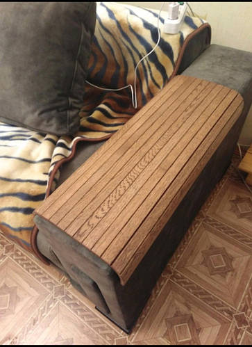 Деревянная накладка, столик, коврик на подлокотник дивана. Деревянный ...