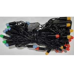 Гірлянда 50L Лампочка велика колір синій (з перехідником) 6м; 40L-6B 1/100