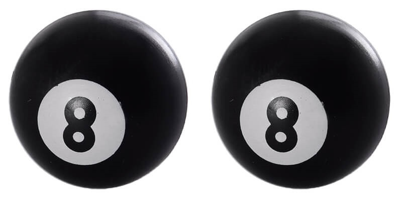 Ковпачки на ніпель Oxford 8 Ball Valve Caps, чорні.