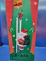 Сувенир новогодний в виде Деда Мороза на лестнице