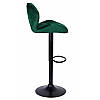 Велюровий барний стілець Hoker SEVILA VELVET Just Sit. Колір зелений., фото 5