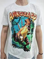 Футболка з принтом "Алкозавр" Push IT