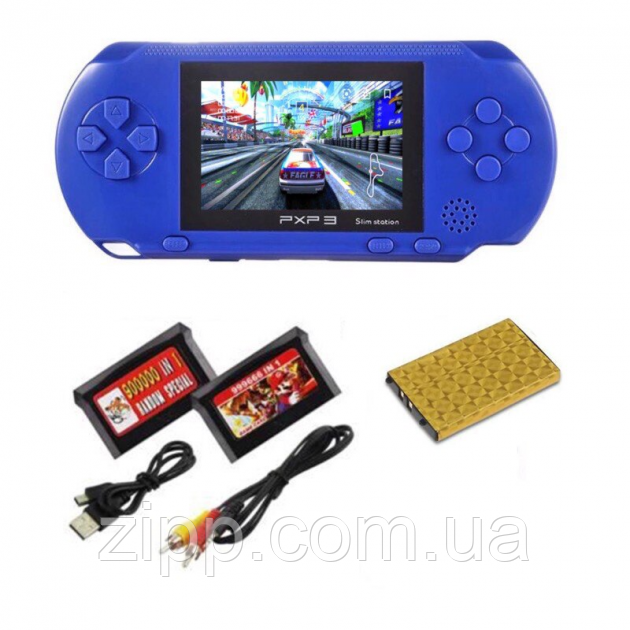 Ігрова портативна консоль PXP3 16 біт Ретро ігрова приставка Денді приставка SEGA приставка, фото 1