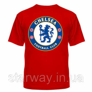 Футбольна клубна червона футболка chelsea