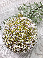 Ялинкова куля. Велика новорічна куля на ялинку (15 см), фото 3