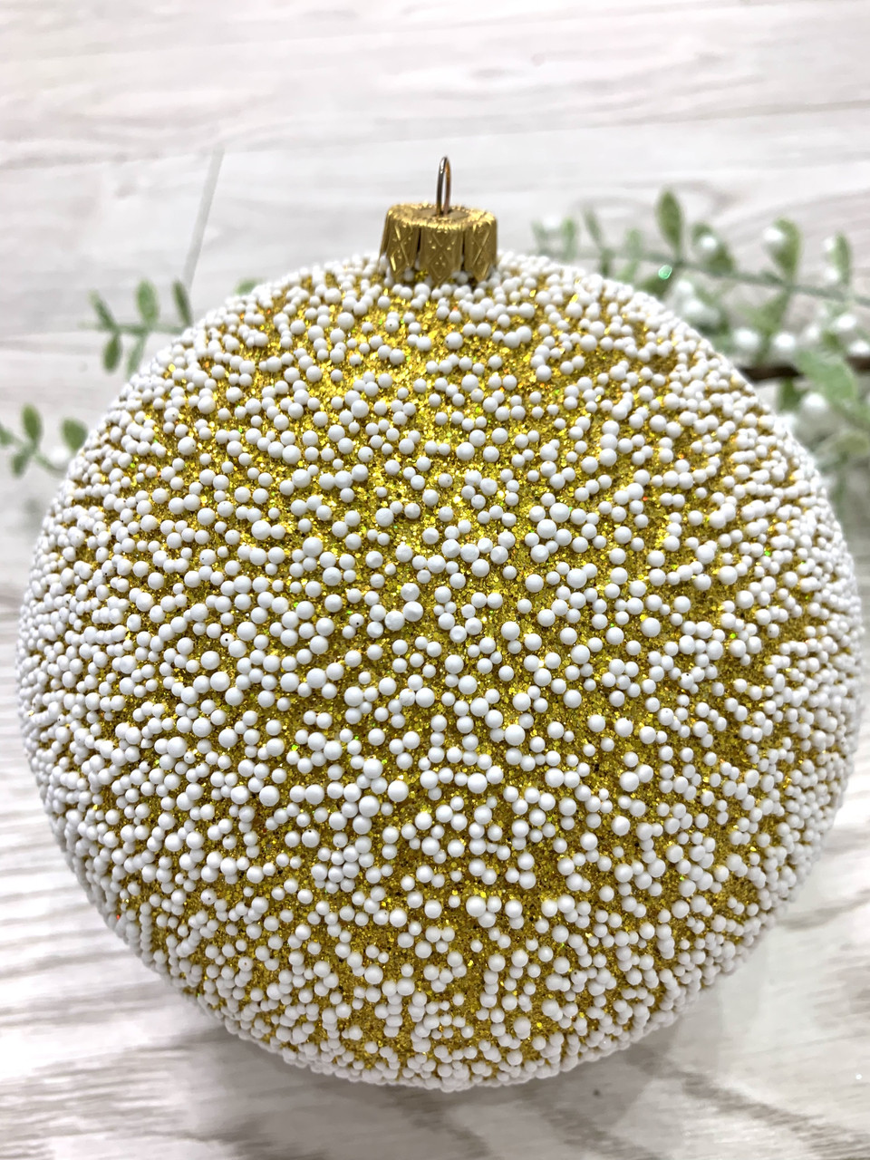 Ялинкова куля. Велика новорічна куля на ялинку (15 см), фото 1