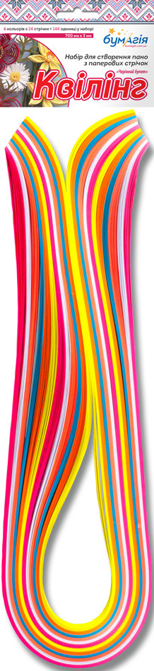 Набір для квінгу, 10 мм, 700 мм, 12 кольорів, фото 1