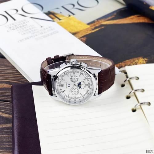 Мужские часы Forsining 319 Brown-Silver-White - фото 6 - id-p1515136483