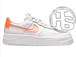 Жіночі кросівки Nike Air Force 1 Pixel White Orange DM3036-100