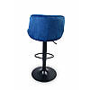 Велюровий барний стілець Hoker TOLEDO VELVET Just Sit. Колір синій., фото 3
