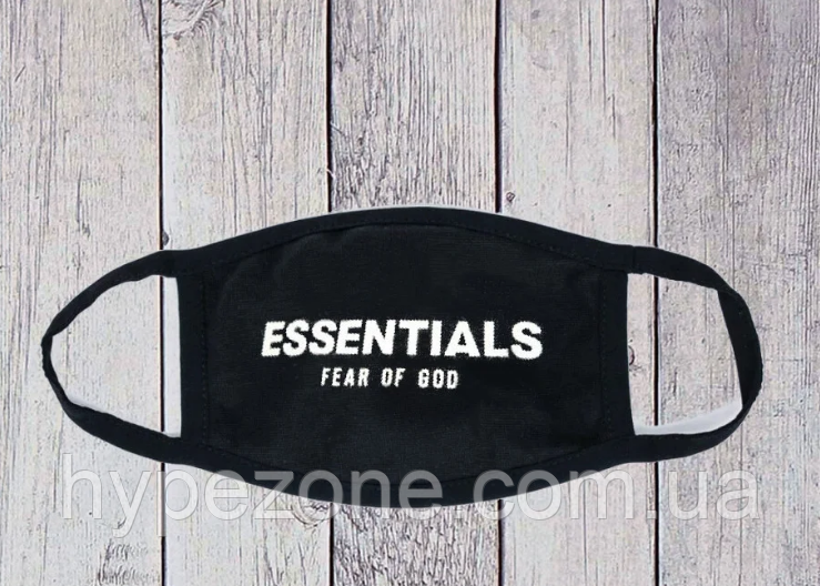Захисна маска FEAR OF GOD ESSENTIALS із бавовни трикотажна Маска з логотипом Фір оф Гад Ессеншлз