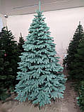 Лита ялинка "Бельгійська" 2,30 м. блакитна/липка ялинка штучна/лійка/ялинки штучні/ялинки, фото 4