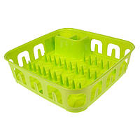 Сушарка для посуду Curver Essentials 00742 настільна пластикова зелена