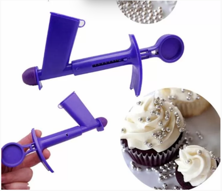 Пистолет кондитерский Инструмент аппликатор для декорирования украшения торта сахарными бусинками жемчугом - фото 1 - id-p1514275200