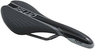 Сідло велосипедне KLS Fluo чорно-сіре