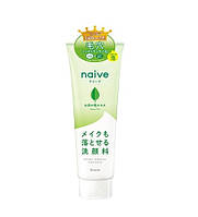 Kracie Naive Makeup Remover Face Wash пенка для умывания с экстрактом зеленого чая 200 гр