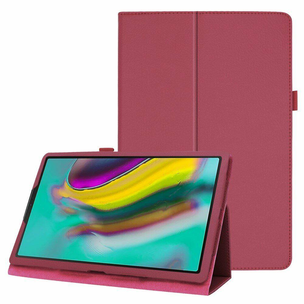 Чохол-книжка Litchi Leather Case для Samsung Galaxy Tab S5E 10.5 T720 / T725 (Wake / Sleep) Rose