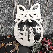 Новорічна прикраса. Напис з пінопласту. Сніжинка з пінопласту