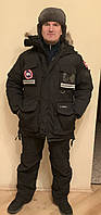 Куртка-пуховик Canada Goose чоловіча з хутряною облямівкою на капюшоні