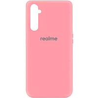 Силиконовый чехол Silicone Cover на телефон Realme 6 / Реалми 6 Розовый