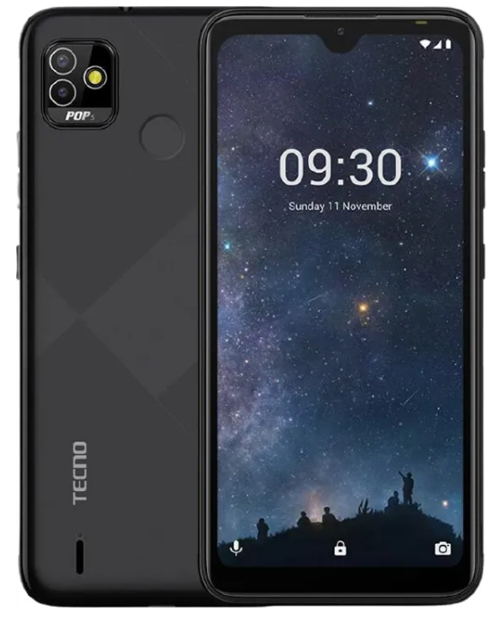 TECNO POP 5 (BD2p) 2/32GB Obsidian Black, фото 1